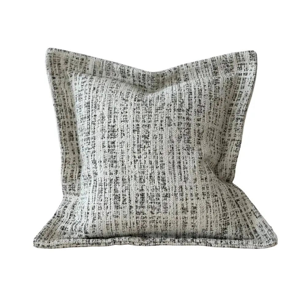 Olive & Cream Boucle Cushion