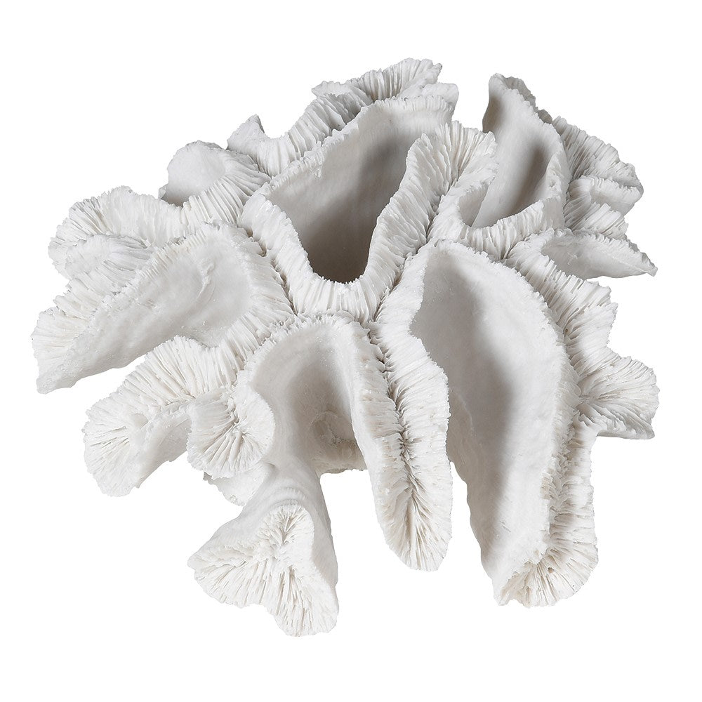 White Faux Coral Ornament