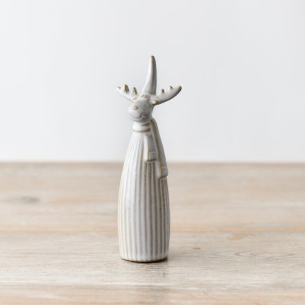 Textured Glazed Reindeer - Tall
