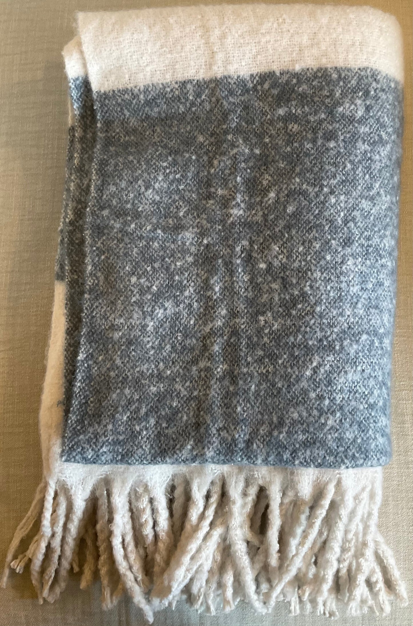 Striped Blue Throw