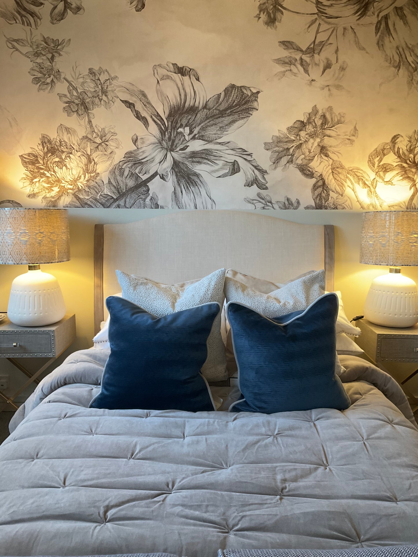 Blue Velvet Cushion