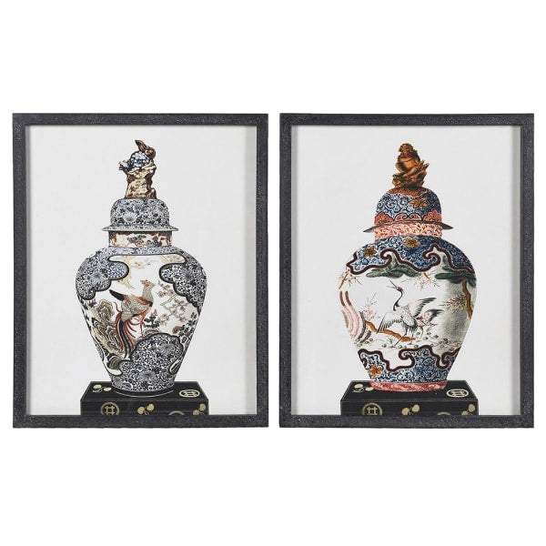 Set of 2 Imari Vase Prints