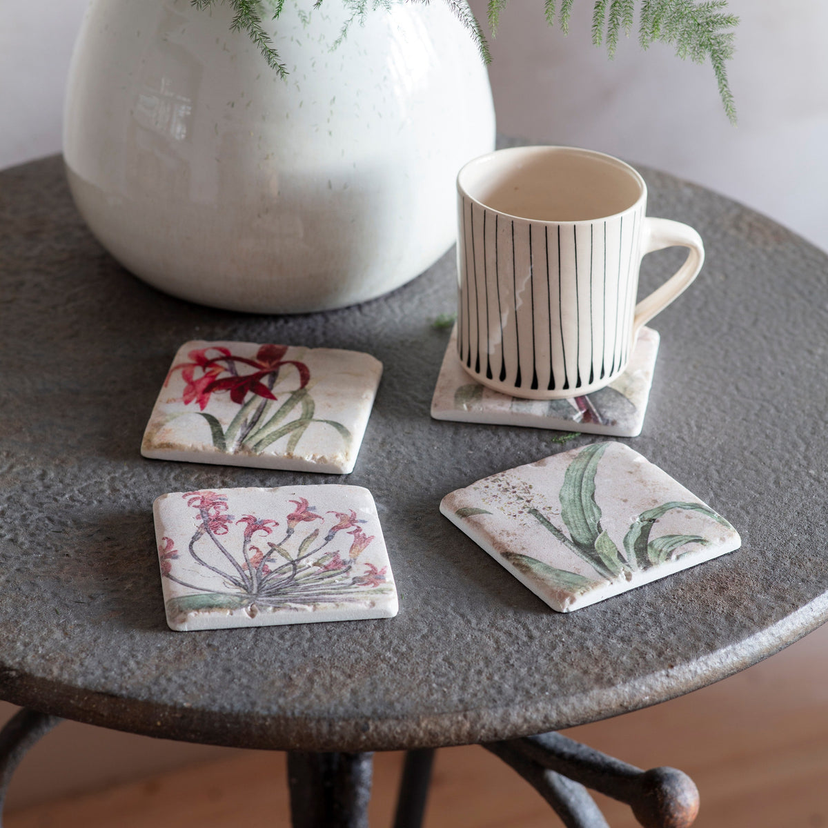 Clayton Set of 4 Botanical Coasters
