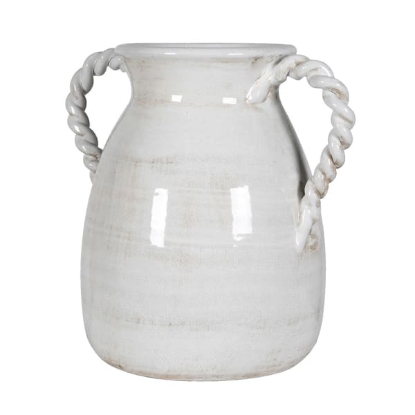 Roman Ceramic Twisted Handle Jug