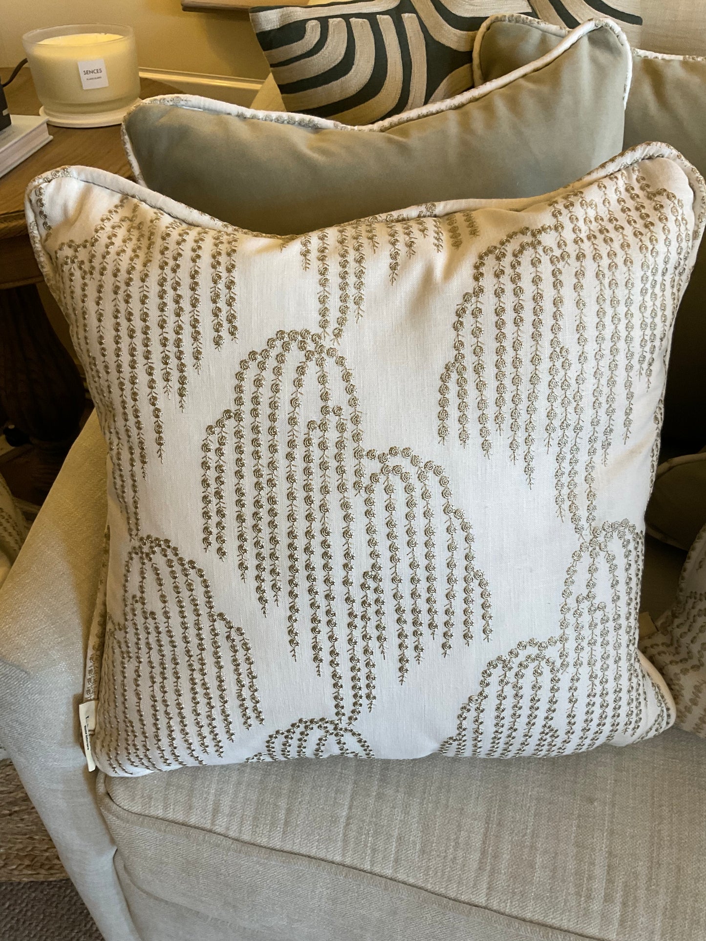 Small printed cushion