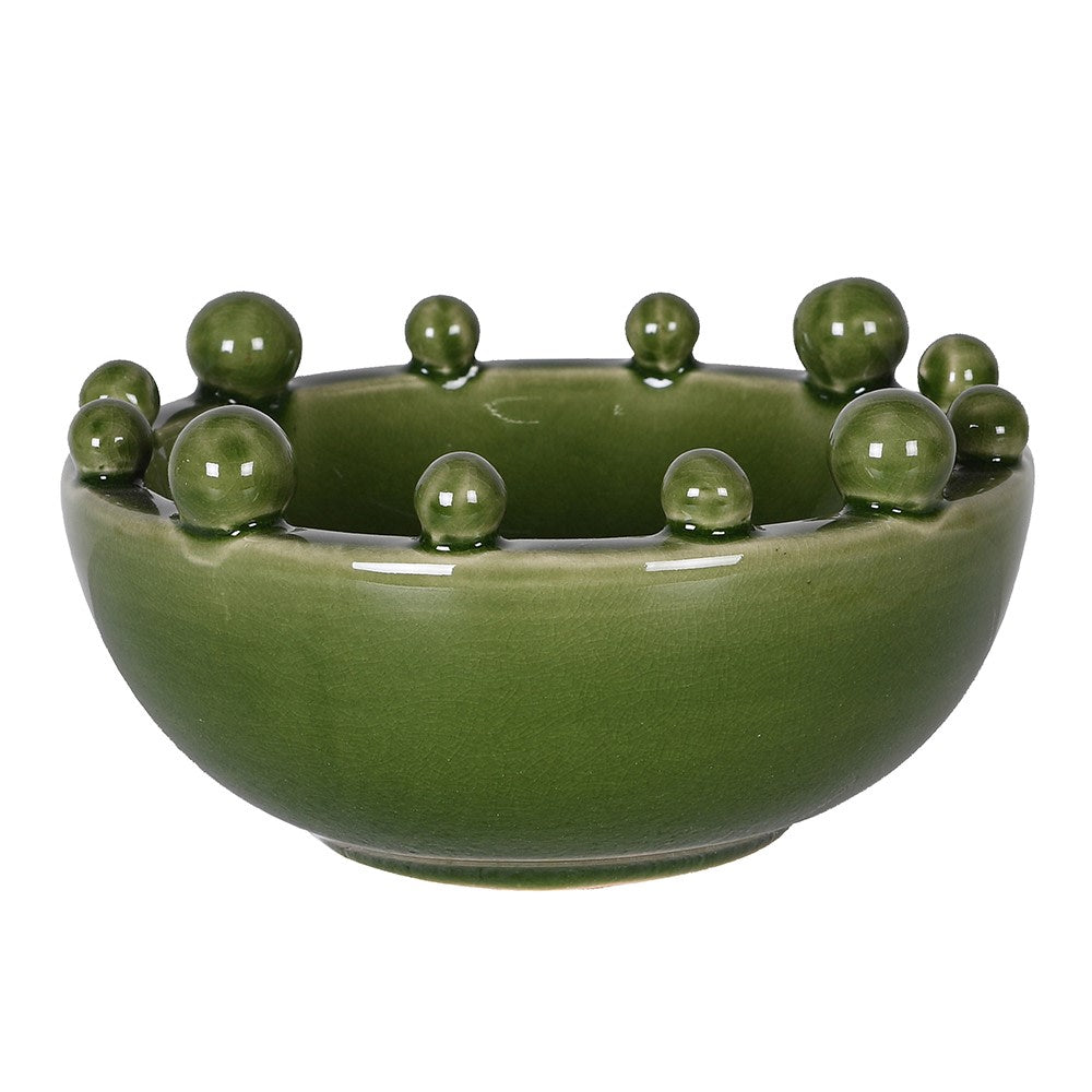 Green Trinket Bobble Bowl
