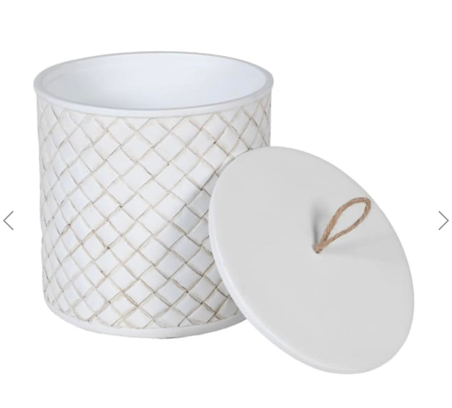 Lattice Lidded Jar