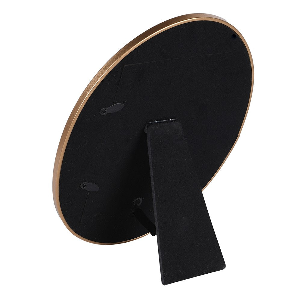 Oval Gold Rim Photoframe