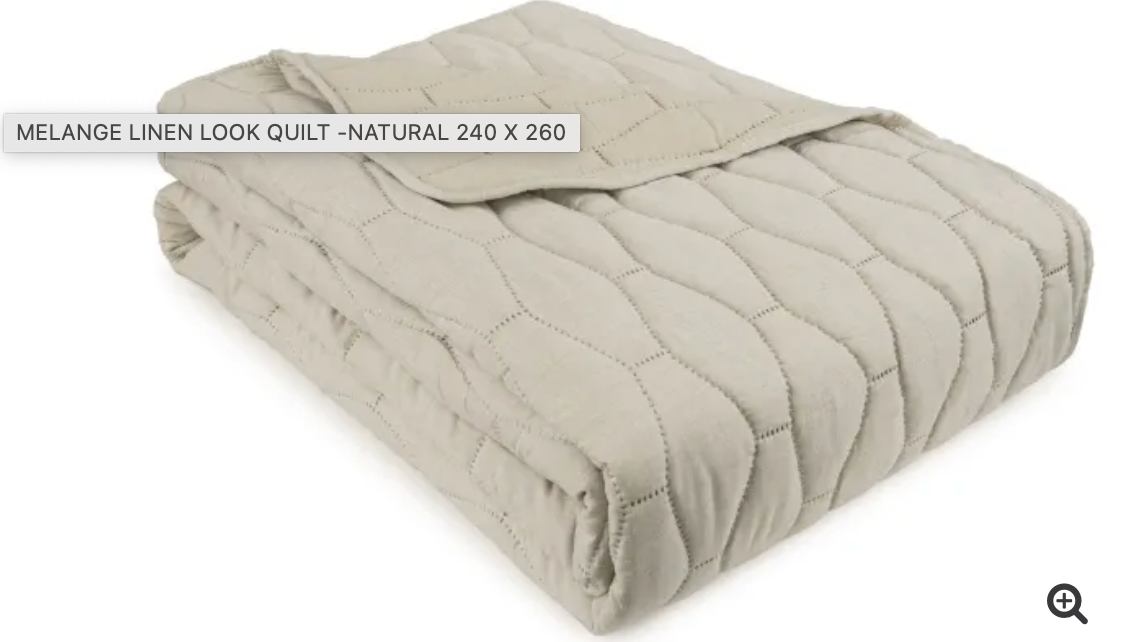 Winchcombe Natural King Quilt