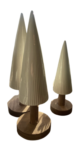 Large Tree Ornament on Wooden Stand