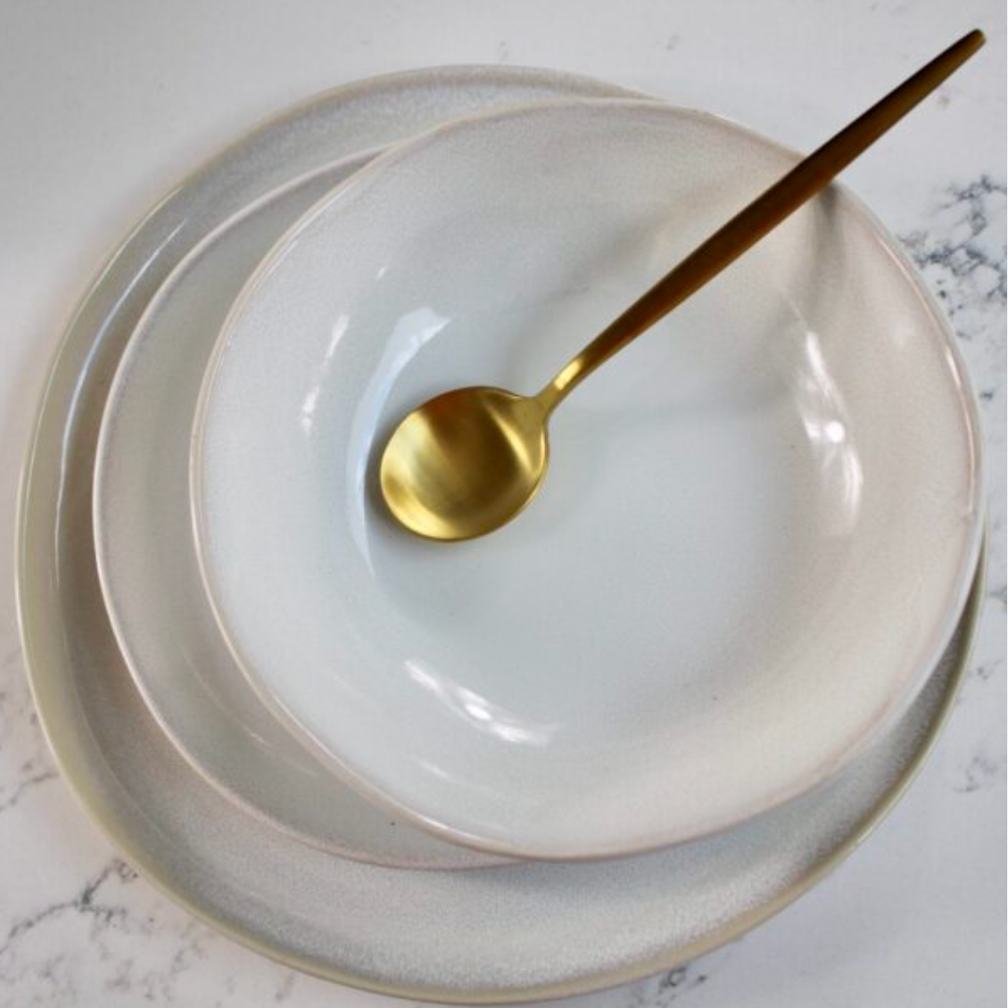 Set of 2 Cream Bowls