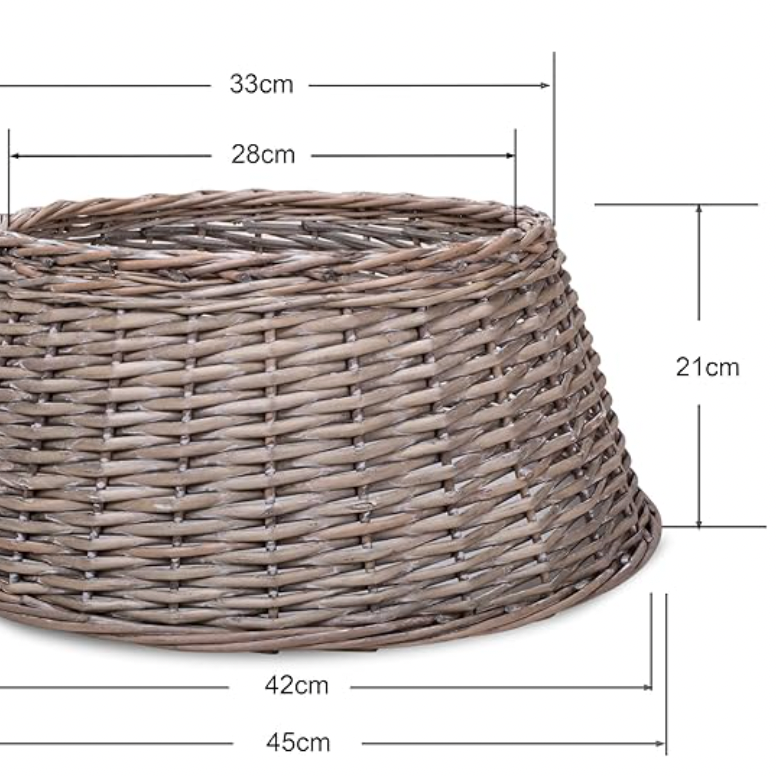 Wicker Christmas Tree Skirt
