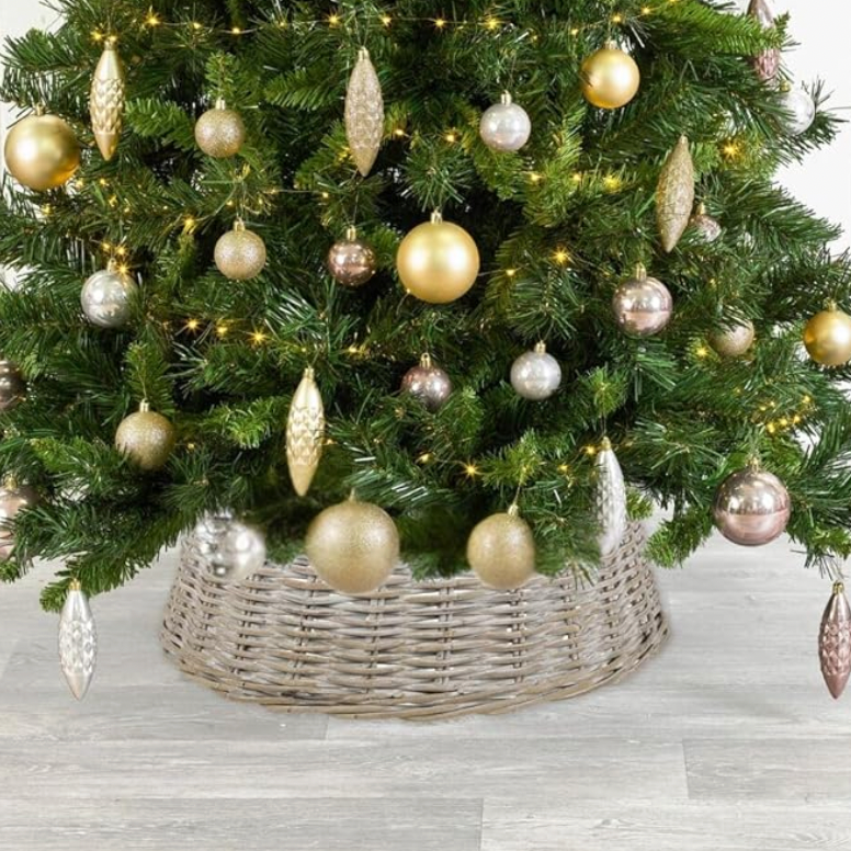 Wicker Christmas Tree Skirt