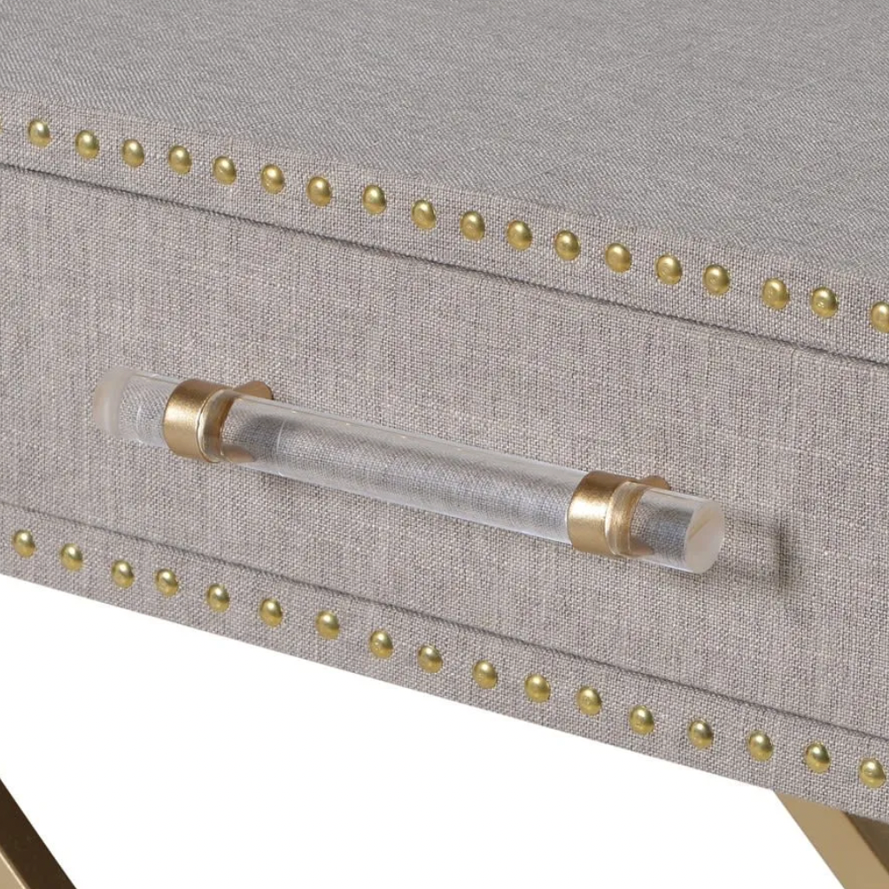 Linen Single Drawer Bedside