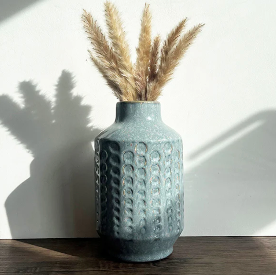 Blue Ceramic Vase