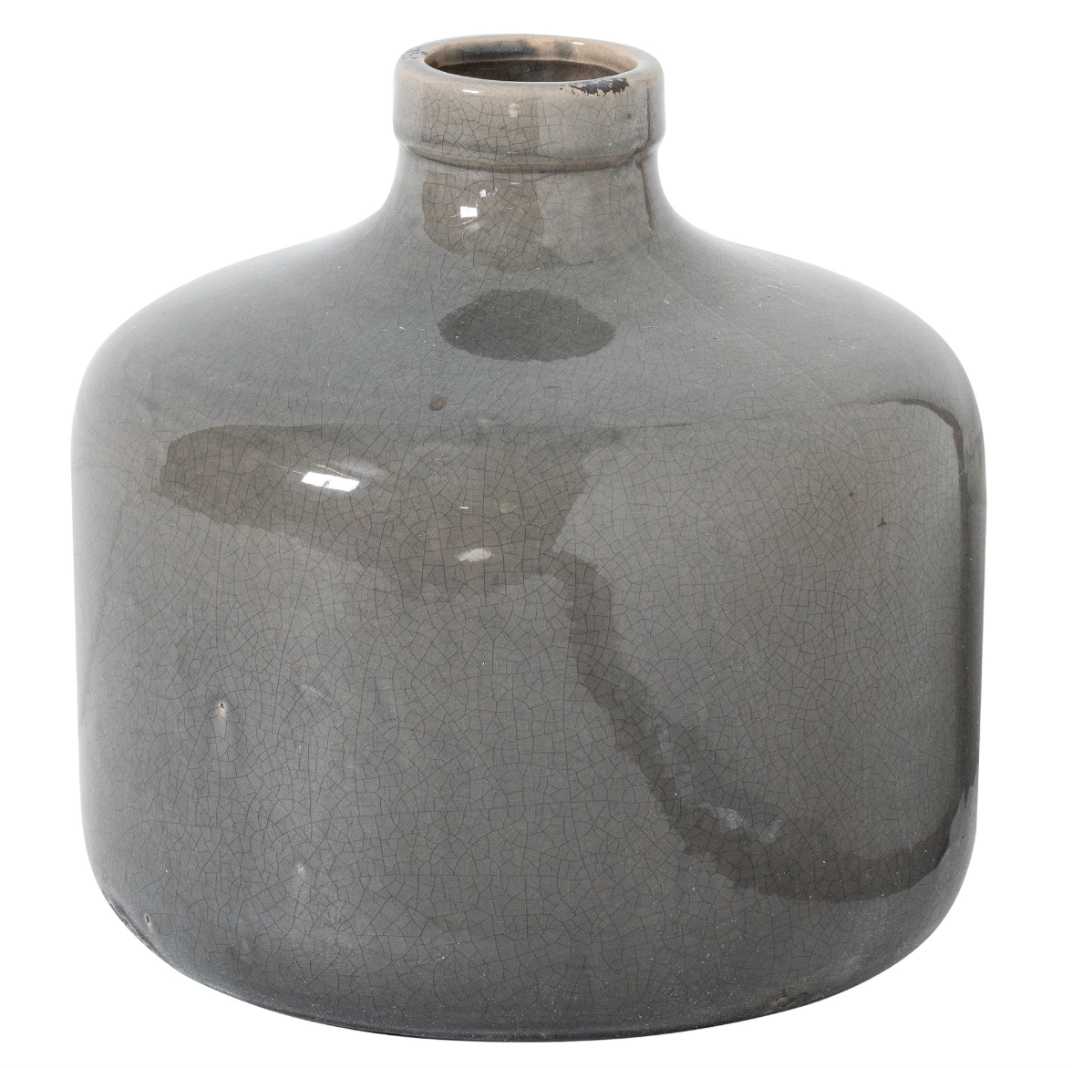 Grey Glazed Chive Vase