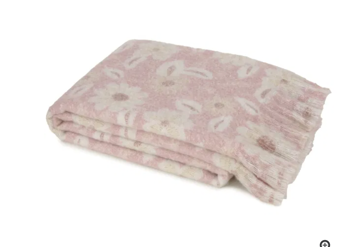 Arabella Pink Throw