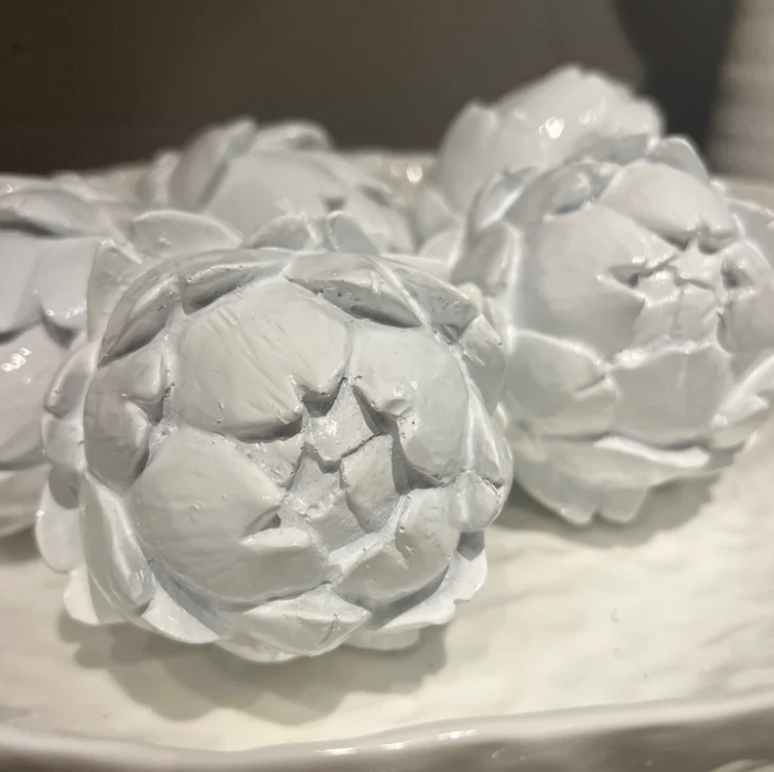 White Artichoke Decoration