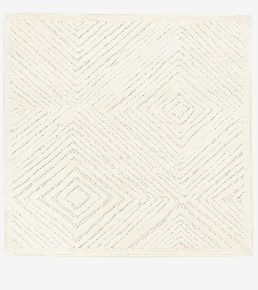 DRAKELOW SHOWHOME SPRUCE CREAM WHITE RUG