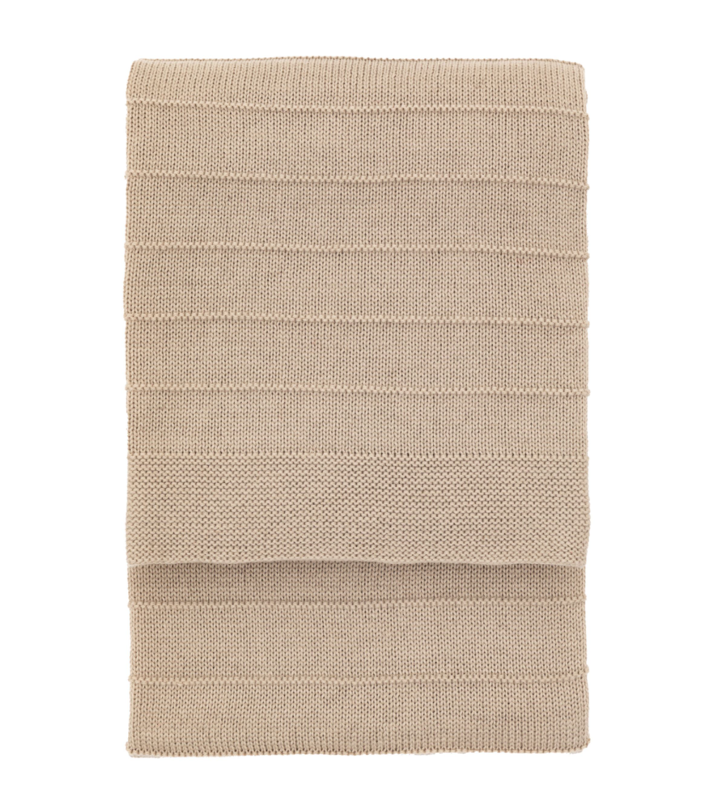 Florence Knit Throw Taupe