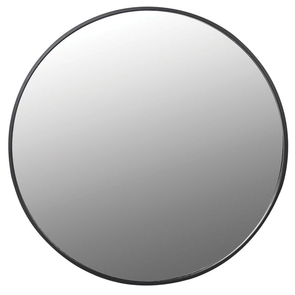 Black Round Wall Mirror