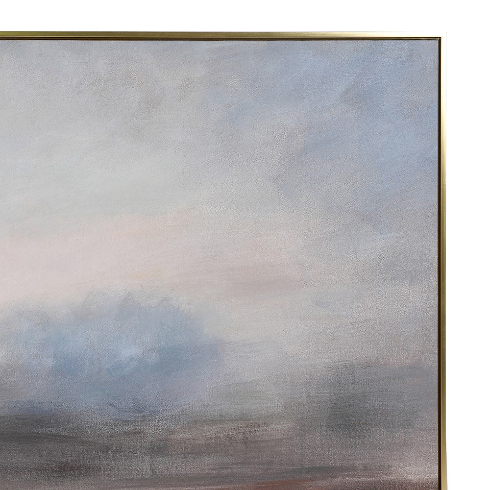Studland Bay in Framed Canvas