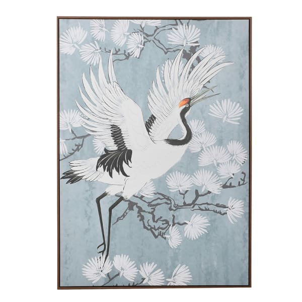 Crane in Flight Canvas