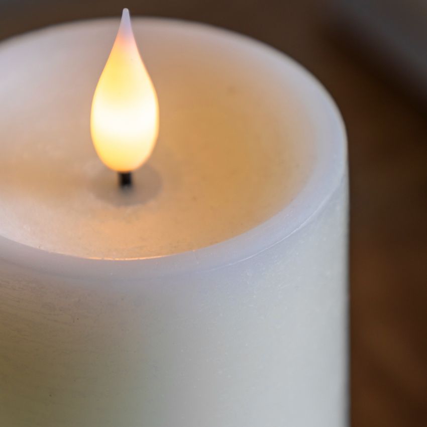 Rustic Pillar Candle Medium