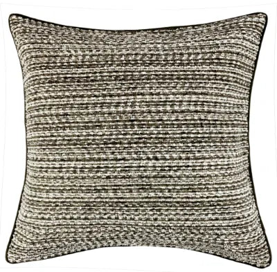 Woven Chocolate Cushion