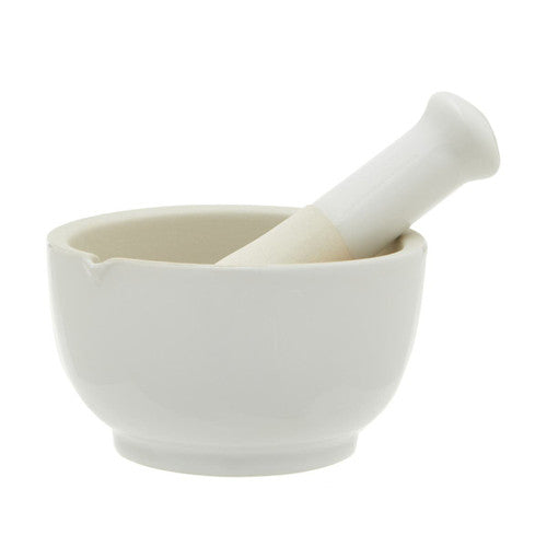 White Marble Mortar and Pestle