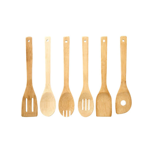 Aleki 6-Piece Bamboo Kitchen Utensil Set