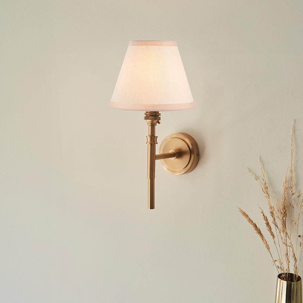 Chester & Ivy 16cm Vintage White Shade Wall Light