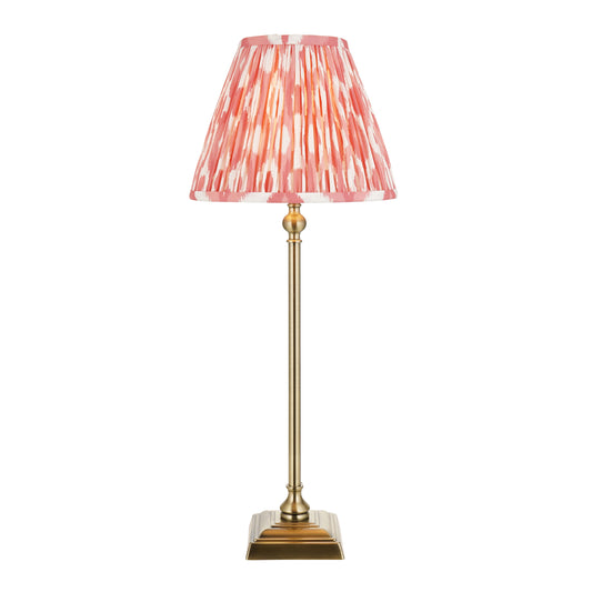 Ikat Table Lamp - Pink