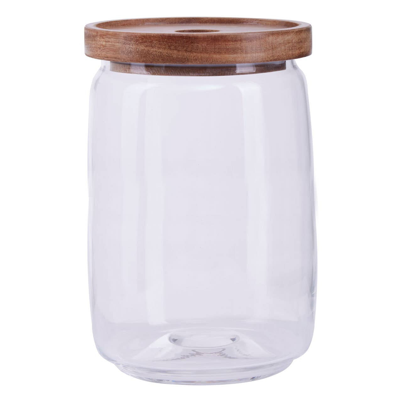 Tromso 1260ml Glass Storage Jar with Acacia Lid