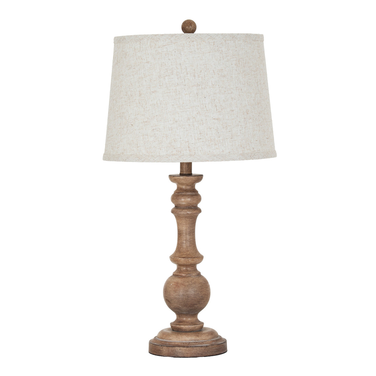 Seraphia Table Lamp With Edged Linen Shade