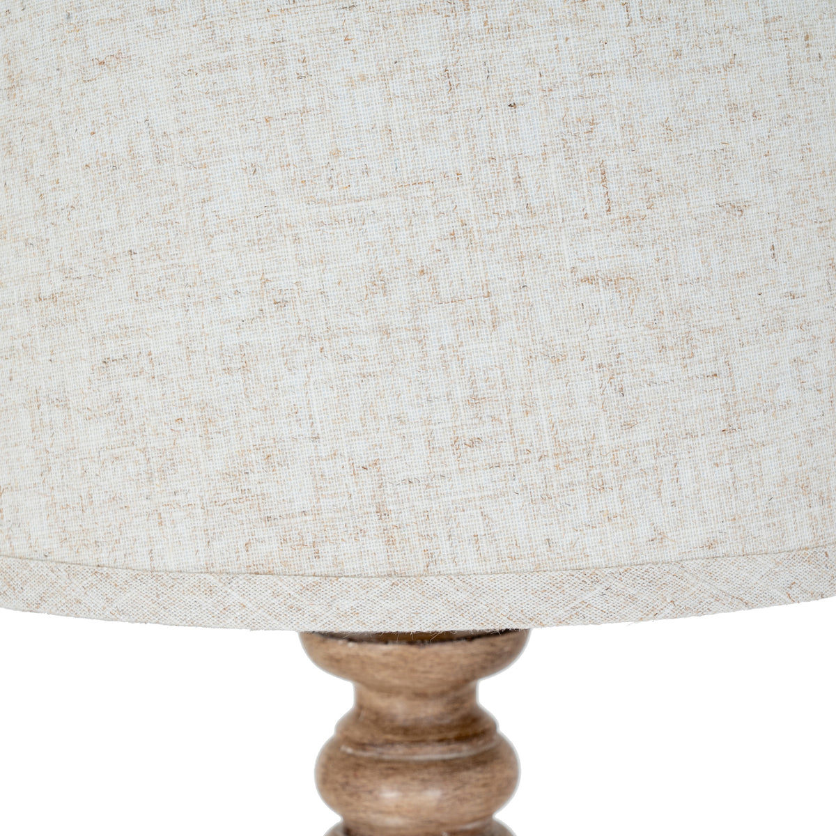 Seraphia Table Lamp With Edged Linen Shade