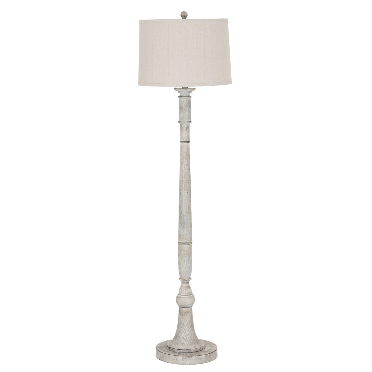 Stella Floor Lamp With Linen Shade