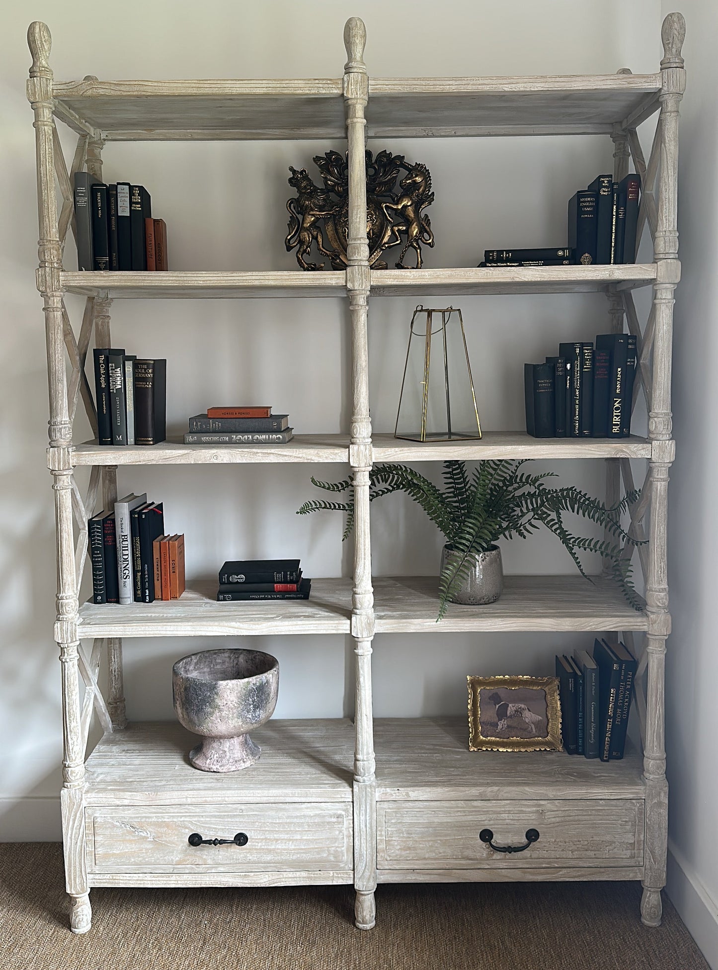 Chipping Double Shelf Unit