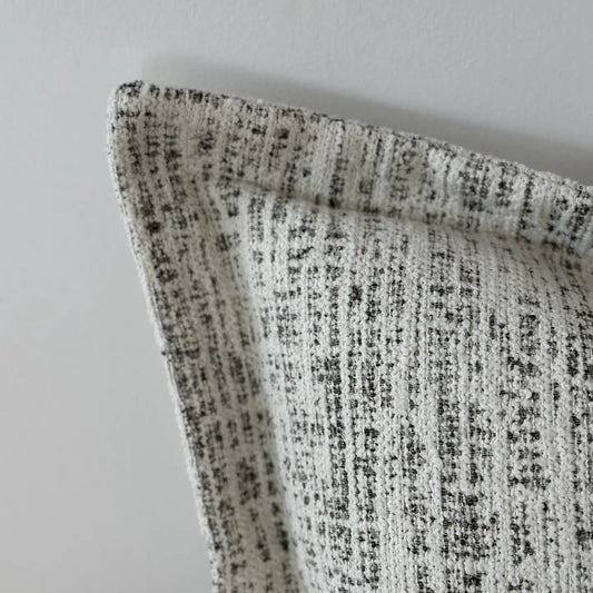 Olive & Cream Boucle Cushion