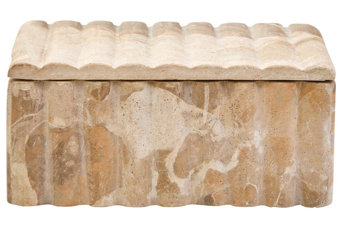 Santino Rectangular Chocolate Marble Box