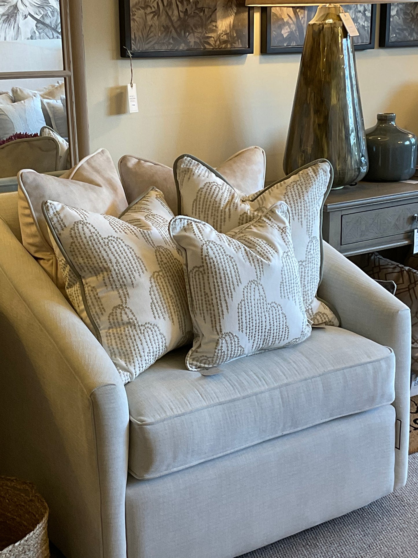 Small printed cushion