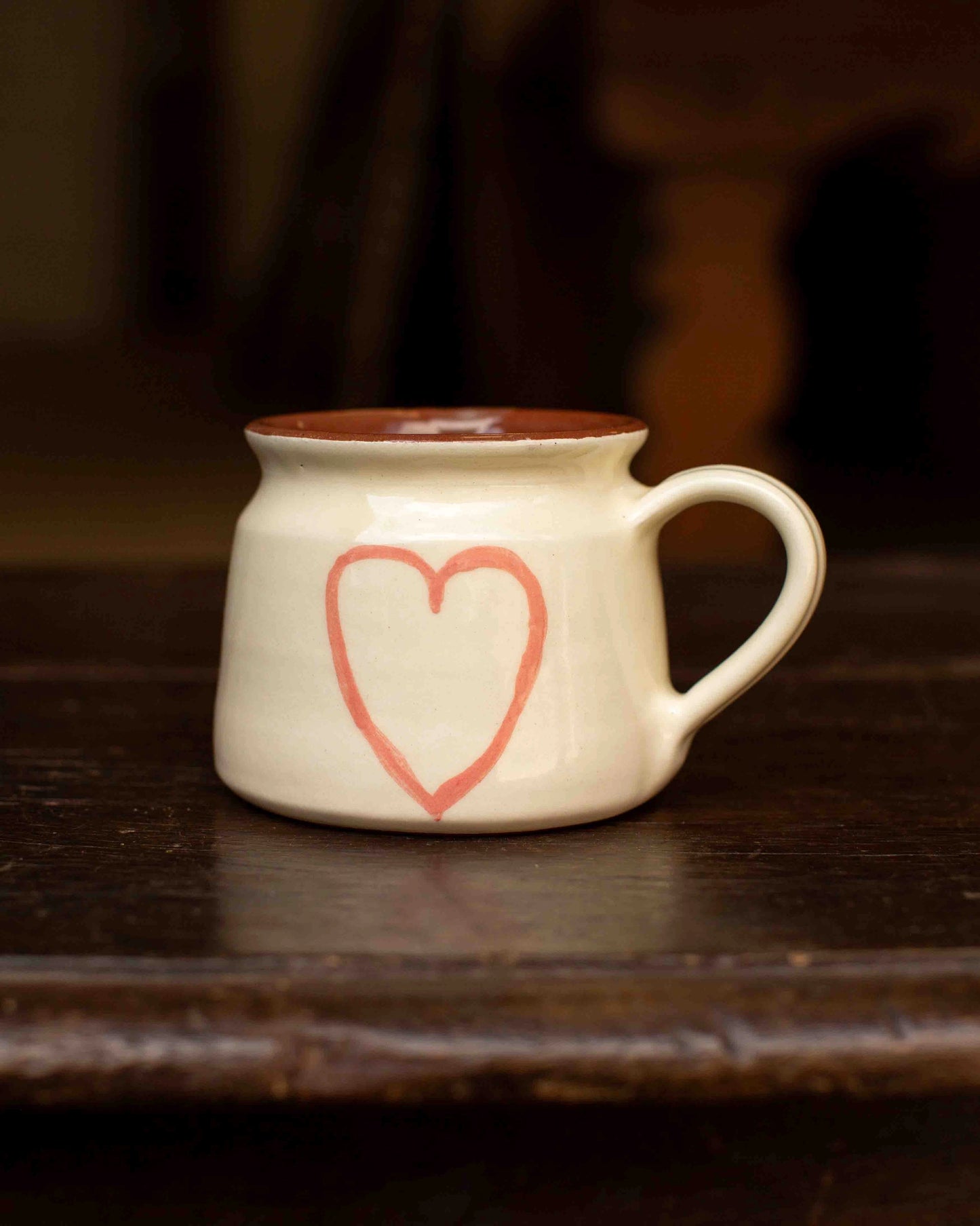 Handmade Mug - Red Heart