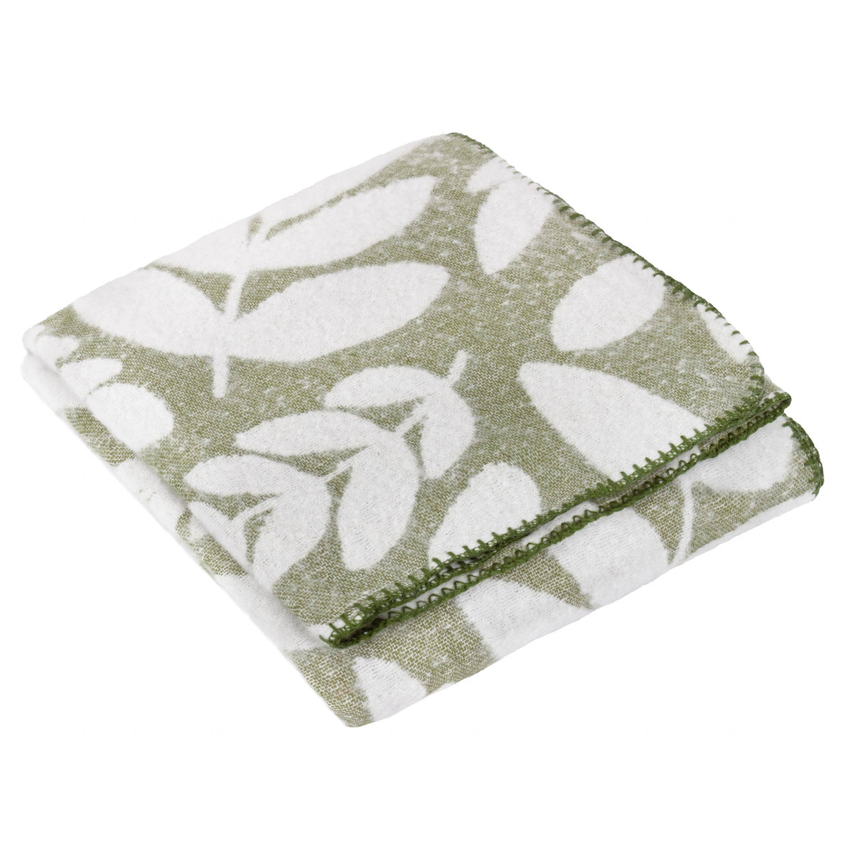 Green Botanical Throw