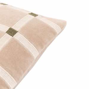 Sana Velvet Cushion Taupe