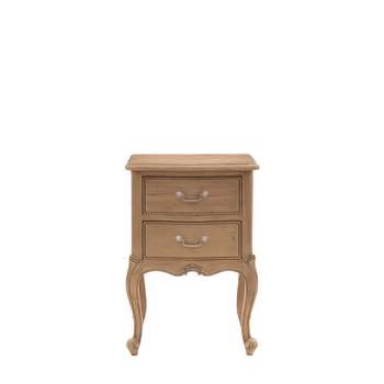 Chic Bedside Table Weathered - front view
