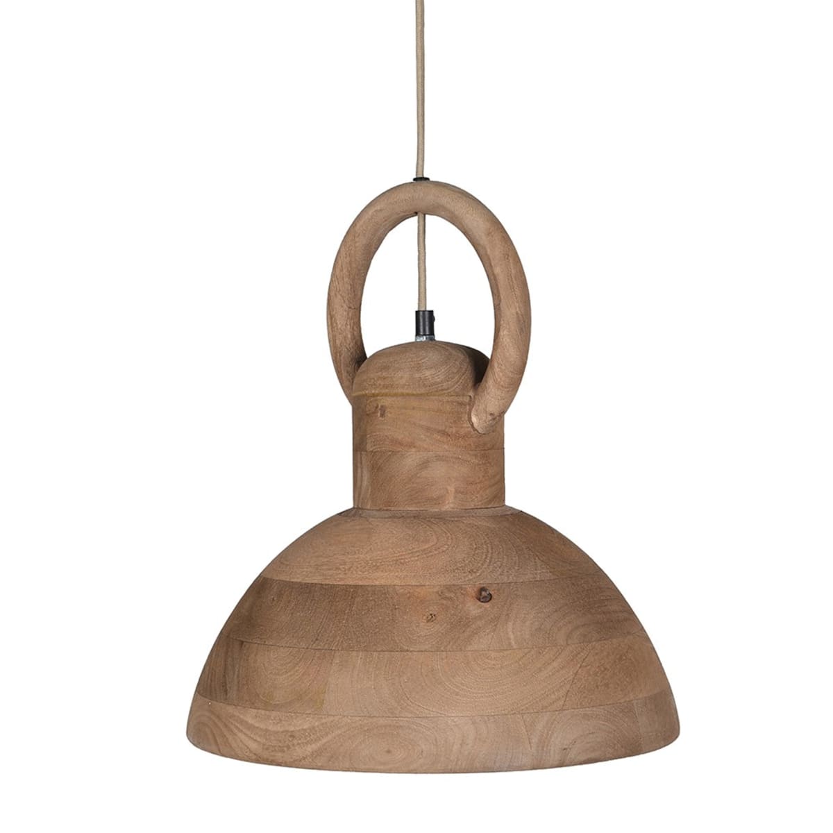 Large Hesperia Wooden Pendant Light
