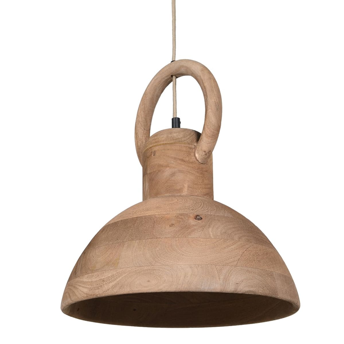 Large Hesperia Wooden Pendant Light