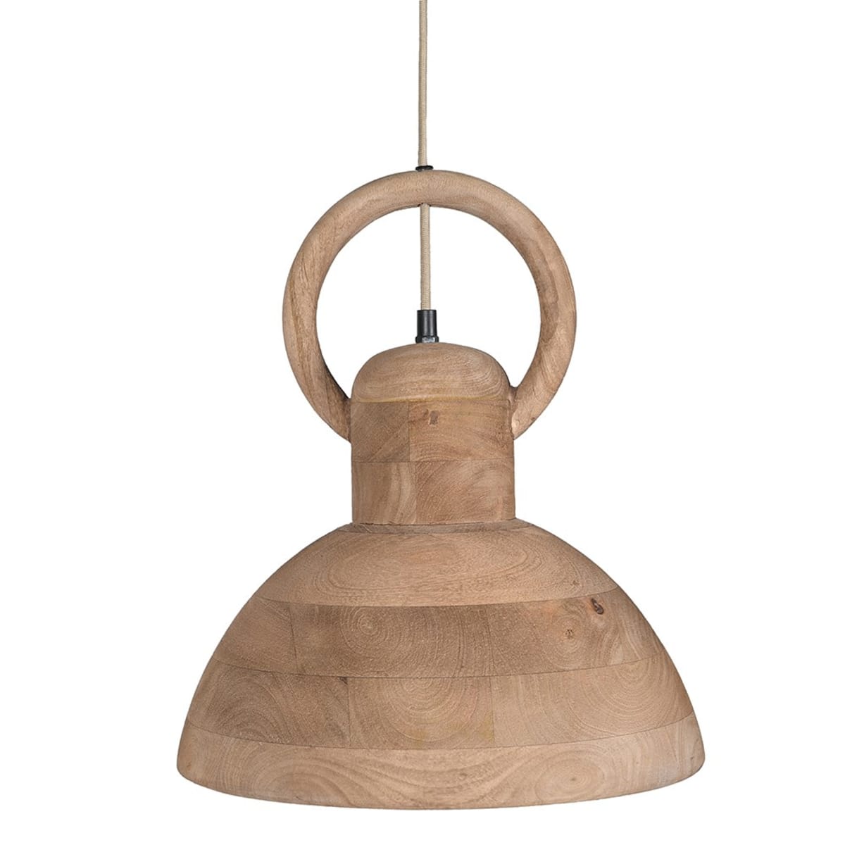 Large Hesperia Wooden Pendant Light