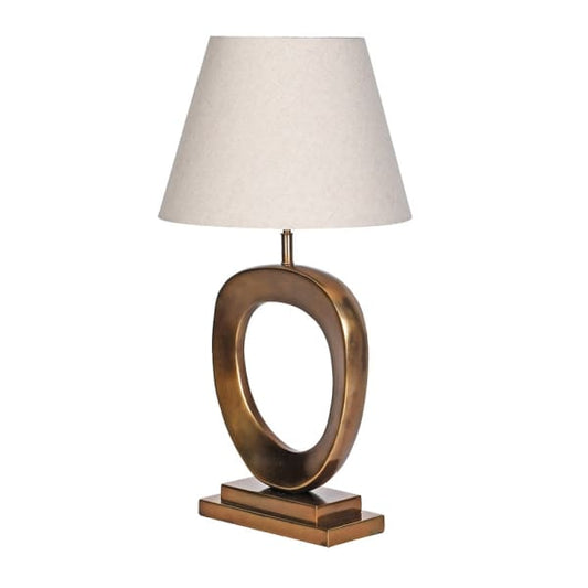 Bronze Ellipse Table Lamp