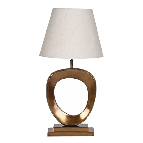 Bronze Ellipse Table Lamp - detail